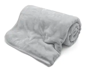 Kampala Hill Mink Blanket/Throw Grey 127 x 152cm