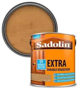 Sadolin 1L Extra Exterior woodstain  - Light Oak