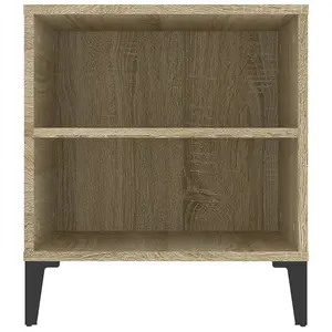 Berkfield TV Cabinet Sonoma Oak 102x44.5x50 cm Engineered Wood