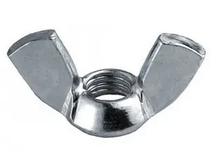 M12 Wing Nuts Butterfly Pack of: 2  DIN 315 (American) Zinc Plated Steel for DIY Tools Machinery