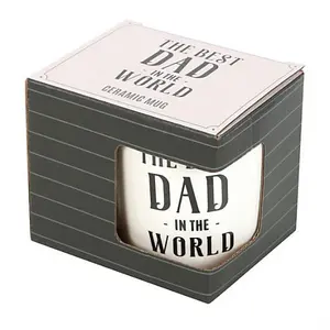 Something Different The Best Dad In The World Mug White/Black (One Size)