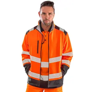 SAFE-GUARD by Result Mens Ripstop Safety Soft Shell Jacket