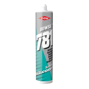 Dow 781 Acetoxy White Silicone-based General-purpose Sealant, 310ml