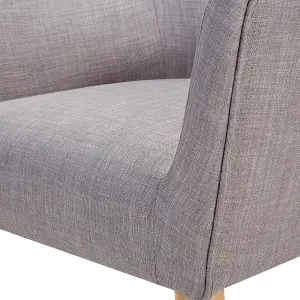 Armchair ANGEN Fabric Light Grey