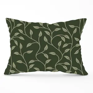 Green Shrub With Leaves Cushions 33cm x 48cm