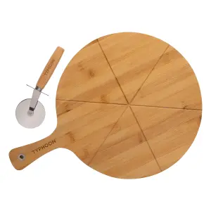 Typhoon World Foods Pizza Board & Cutter Set