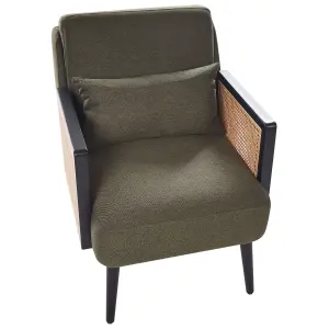 Armchair ORUM Fabric Dark Green