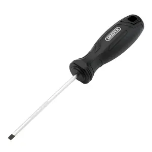 Draper Slotted Parallel Hard Grip Screwdriver, 4.0 x 100mm 13535