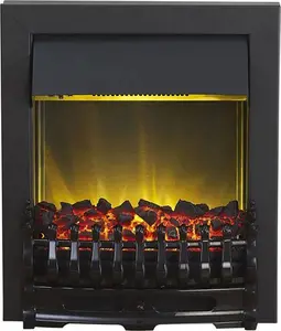 Blenheim Black Inset Electric Fire Axon Fireplaces