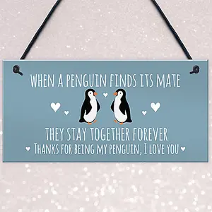 Novelty Anniversary Gift For Him Her Valentines Gift For Boyfriend Girlfriend Penguin Gift