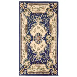 Area Rug 80 x 150 cm Blue GAZIANTEP