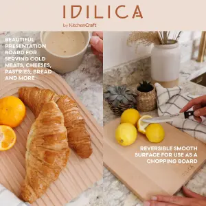 KitchenCraft Idilica Beechwood Reversible Chopping Board