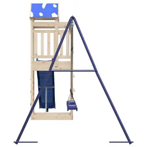 Berkfield Outdoor Playset Solid Wood Pine