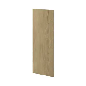 GoodHome Alpinia Oak effect shaker Tall Wall End panel (H)900mm (W)320mm