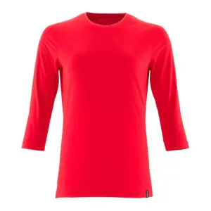 Mascot Crossover Ladies ProWash A3/4 Sleeve T-Shirt (Traffic Red)  (Medium)