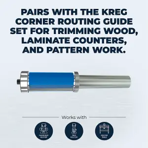 Kreg Flush-Trim Bit - 1/2" (12 mm)