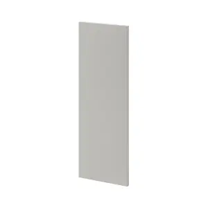 GoodHome Stevia Matt pewter grey Slab Highline Cabinet door (W)250mm (H)715mm (T)18mm