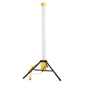 Bright Source 5ft 72w IP54 LED Tripod Uplight 110v 4000k - Cool White