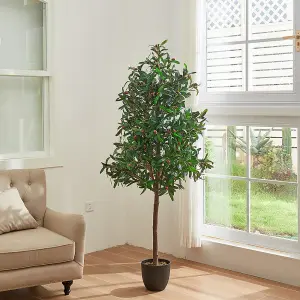 190cm H Garden Decoration Artificial Green Olive with Pot