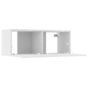 Berkfield TV Cabinets 4 pcs White 80x30x30 cm Engineered Wood