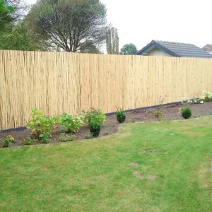 Natural Bamboo Slate Screening Garden Fencing Screen Roll Panel Privacy (2mx4m)