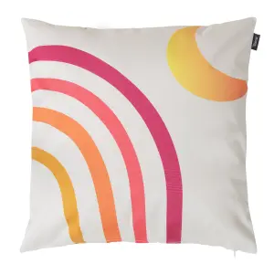 Veeva Sunset and Rainbow Soleil Set of 2 Outdoor Cushion