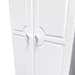 Kendal 2 Door Wardrobe in White Ash (Ready Assembled)