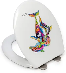 Croydex Hannah McWave Flexi-Fix™ Toilet Seat-Steven Brown