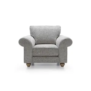 Ingrid Collection Armchair in Ash Grey