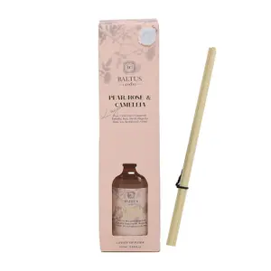 Reed Diffuser 100ml Luxury Bottle Pear Rose & Camellia Home Aroma Fragrance