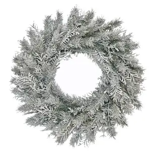 Snowy Stonington Fir 24" Wreath