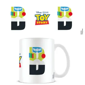 Toy Story B Alphabet Mug White/Black/Green (One Size)