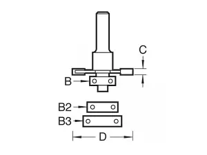 Trend C152 x 1/2 TCT Bearing Guided Biscuit Jointer 4.0 x 37.2mm