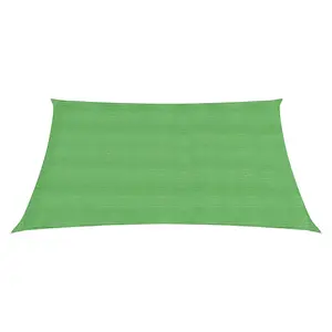 Berkfield Sunshade Sail 160 g/m2 Light Green 2x2 m HDPE