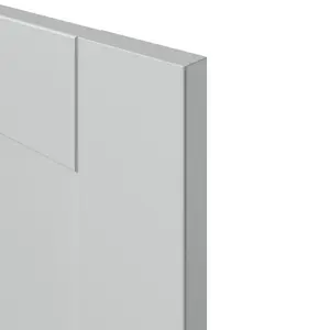 GoodHome Ashmead Matt dove grey Shaker Highline Cabinet door (W)250mm (H)715mm (T)16mm