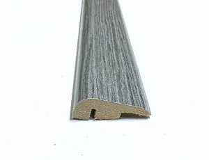 Laminate Wood Flooring MDF End Edge Threshold Trim Long 0.9m Length Strip - Texas Grey Oak