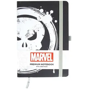 The Punisher Premium A5 Notebook Black/White/Red (One Size)