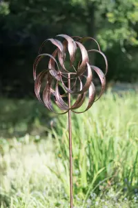 Pemberley Garden Wind Sculpture - Brushed Copper