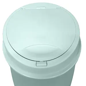 Sage Green 45 Litre Touch Top Bin Ideal Kitchen Bin for Home Garden Office School Bathroom with Touch Top Bin