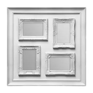 Maison by Premier Vintage Style Silver 4 Photo Frame