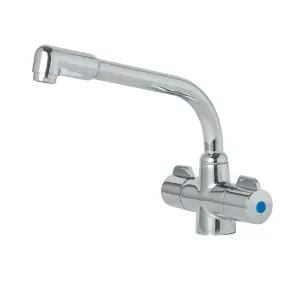 Lofoi Chrome effect Kitchen Monobloc Tap