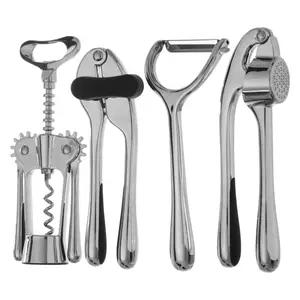 Maison by Premier Paragon 5pc Chrome Finish Kitchen Gadget Set