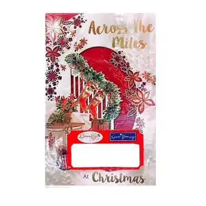 Simon Elvin Across The Miles Christmas Card (Pack of 6) Multicoloured (One Size)