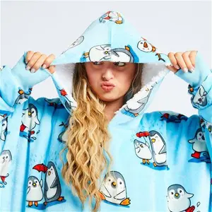 Penguin Oodie Hooded Blanket