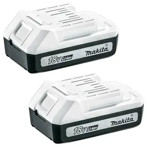 2 x Makita BL1815G 18v G-Series 1.5ah Lithium Ion Battery HP457D DF457D