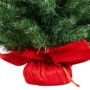 Artificial Spruce Christmas Tree 1.97ft H x 1.25ft W x 1.25ft D