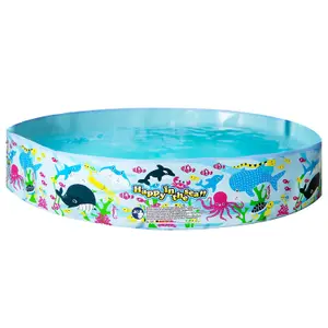 Childrens Paddling Pool 5ft, Rigid No Inflation 1.5 x 25cm