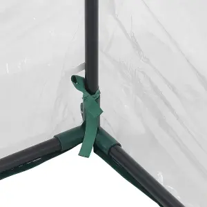 Green Waterproof Cover Metal Hobby Greenhouse