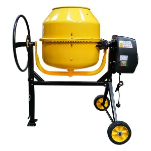 RocwooD Electric Cement Concrete Mixer 180L Drum 800W