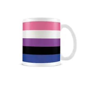 Pyramid International Genderfluid Flag Mug Multicoloured (One Size)